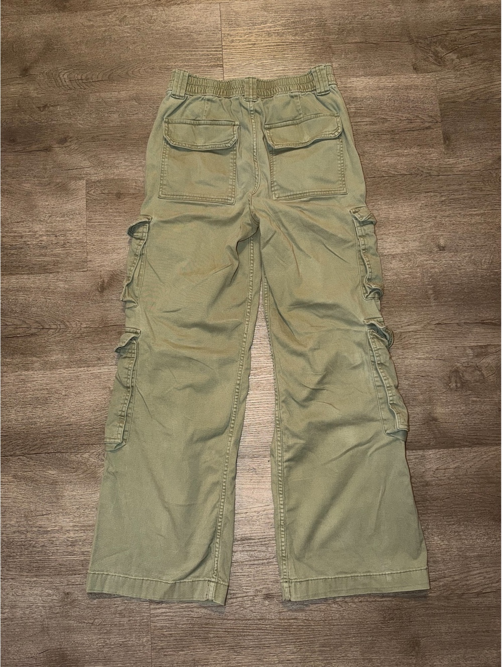 Arizona Jean Co Y2K Women's Sage Green Streetwear Cargo Pants - Picture 3 of 6